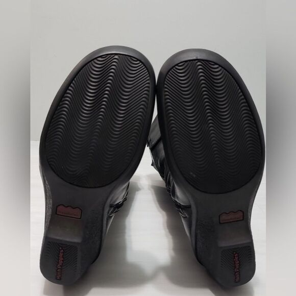 Hush Puppies Black Heeled Boots - Picture 9 of 14
